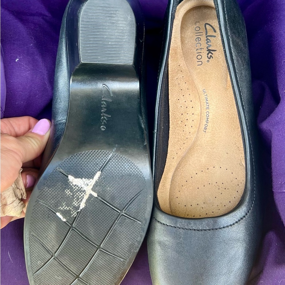 CLARKS shoes size 8.5 worn once